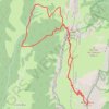Le Mont Trélod GPS track, route, trail