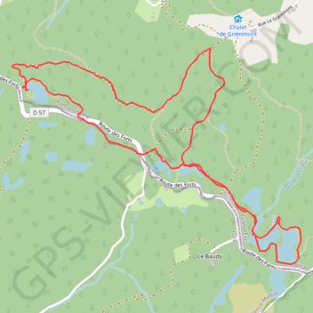 Les Étangs Noirs - Le Thillot GPS track, route, trail