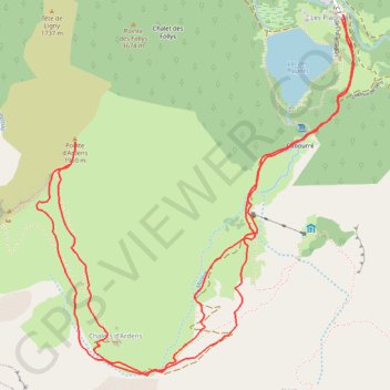 Pointe d'ardens - Chablais GPS track, route, trail