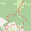 Montagne de Miélandre depuis le Col de Valouse 26 GPS track, route, trail