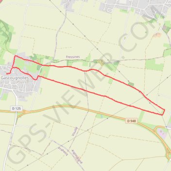 Marche Gascougnolles Mougon GPS track, route, trail