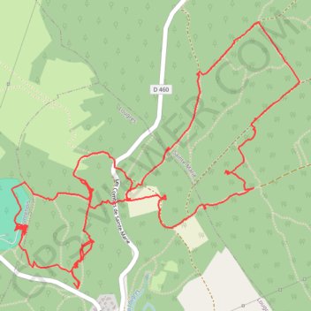 Balade en forêt GPS track, route, trail