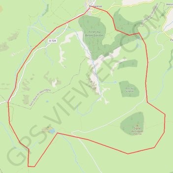 Tour du Luguet GPS track, route, trail