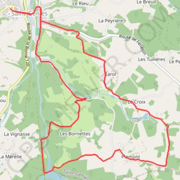 Saint-Geniès GPS track, route, trail