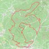 Dentelles Sarrazines - Gigondas GPS track, route, trail