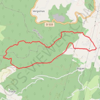 Circuit du Jergne GPS track, route, trail