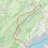 GR5 De Montperreux (Doubs) à Nyon (Lac Léman-Suisse) GPS track, route, trail