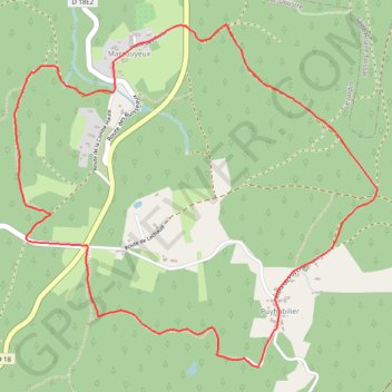 Sur les chemins de Marcouyeux - Le Jardin - Pays d'Égletons GPS track, route, trail
