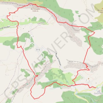 Colle de Rougiès GPS track, route, trail