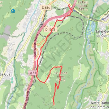 Grand Brion GPS track, route, trail