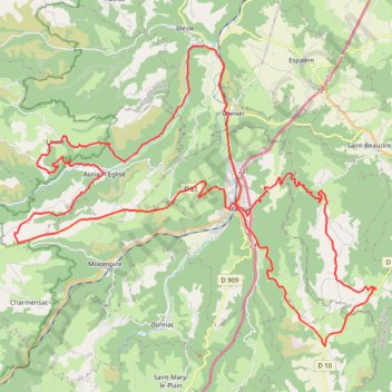 Massiac et les plateaux - Massiac GPS track, route, trail