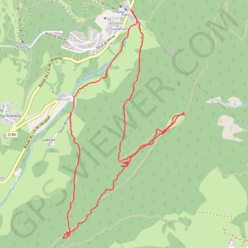 Col de l'arzelier GPS track, route, trail