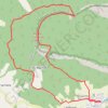 Rochecolombe GPS track, route, trail