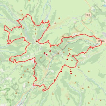 GR400 Tour des Volcans du Cantal (2020) GPS track, route, trail