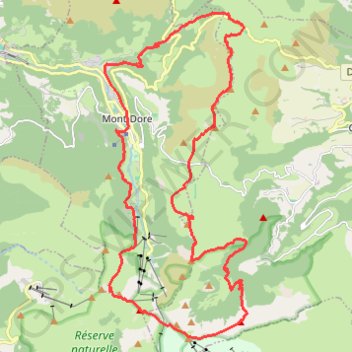 Puy de Sancy depuis Mont-Dore GPS track, route, trail