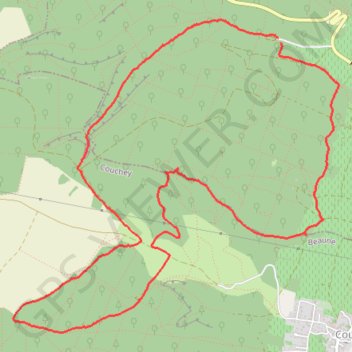 Marsannay la Côte - Marche nordique GPS track, route, trail