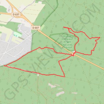 Barbizon - Cuvier GPS track, route, trail