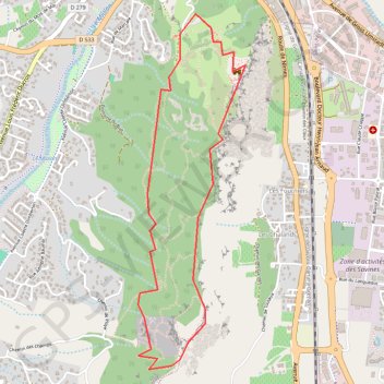 La montagne de Crussol GPS track, route, trail