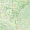 Chemin de Saint Guilhem le Désert - De Sainte Enimie (Lozère) à Saint Guilhem (Hérault) GPS track, route, trail