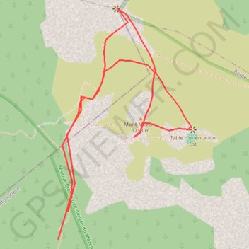 Mézenc GPS track, route, trail