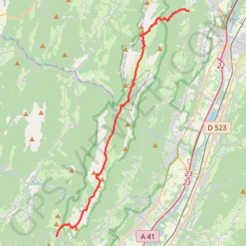 Col du Coq - Bellecombe GPS track, route, trail