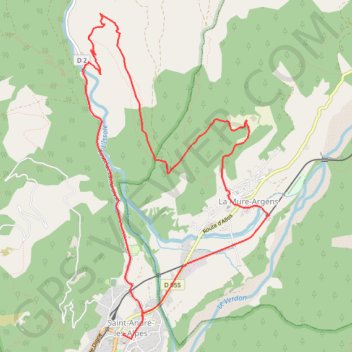 Le Travers des Galans GPS track, route, trail