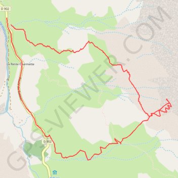 Valloire - Crete de Barbe grise GPS track, route, trail