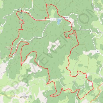 Entre Montagne Bourbonnaise et Pays d'Urfé GPS track, route, trail