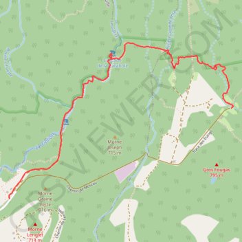 Cascade La Parabole GPS track, route, trail