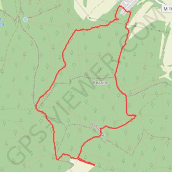 Marche nordique Flavignerot GPS track, route, trail