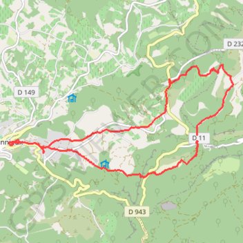 Saint Symphorien - Le Pas de la Truie GPS track, route, trail