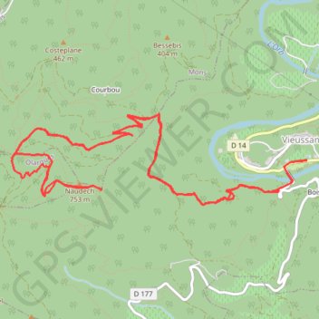 Le Naudech GPS track, route, trail