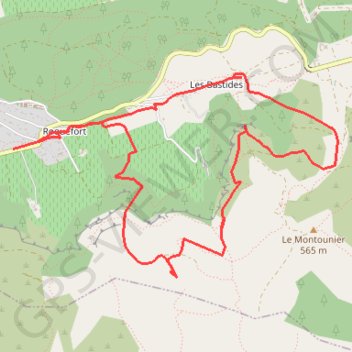 Chapelle Saint André GPS track, route, trail