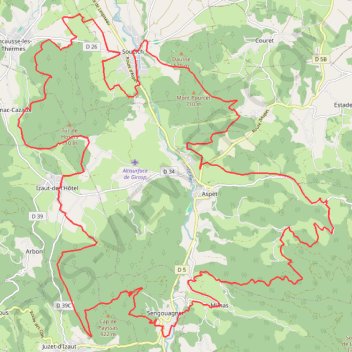 Pyrénées Comminges - Les montagnes aspétoises GPS track, route, trail
