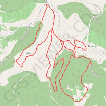 Trail des Combes GPS track, route, trail