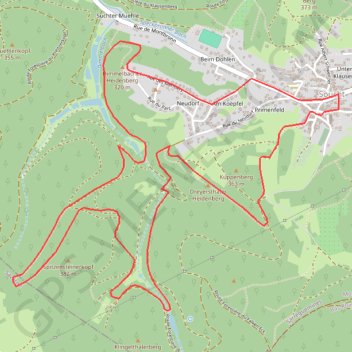 Sentier Soucht GPS track, route, trail