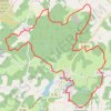 Le petit César, Pierrelaine, Caux, Meuzac VTT GPS track, route, trail