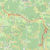 Descente en VTT depuis le Mont Gerbier-de-Jonc GPS track, route, trail