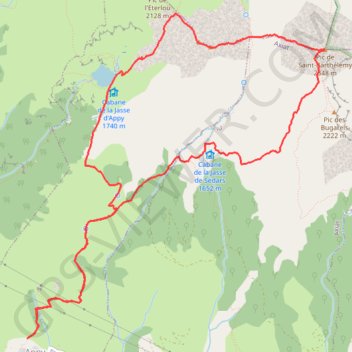 Le Saint Barthélémy GPS track, route, trail