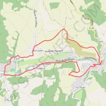 ITI0158 GPS track, route, trail