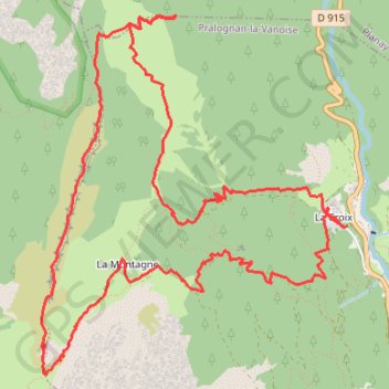Crêtes du Mont Charvet (Vanoise) GPS track, route, trail