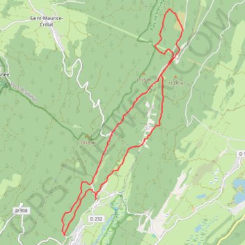 Prénovel GPS track, route, trail