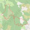 Entre Rochemaure et Aubignas GPS track, route, trail