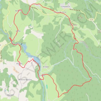 Saint-Clément GPS track, route, trail