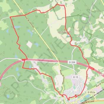 Boucle Le Plateau GPS track, route, trail