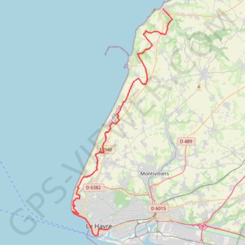 Le Havre / Étretat GPS track, route, trail
