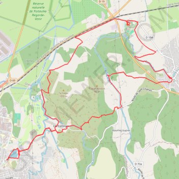 Miramas - Grans GR GPS track, route, trail
