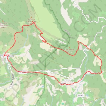 Bellecombe Tarendol - Le Poët Sigillat GPS track, route, trail