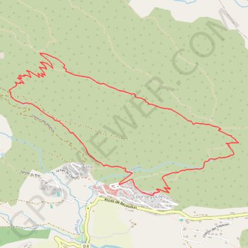 Circuit de Viériou GPS track, route, trail