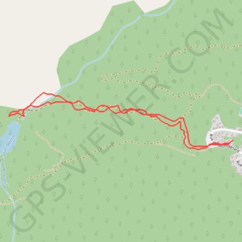 Lac des Monts d'Olmes GPS track, route, trail